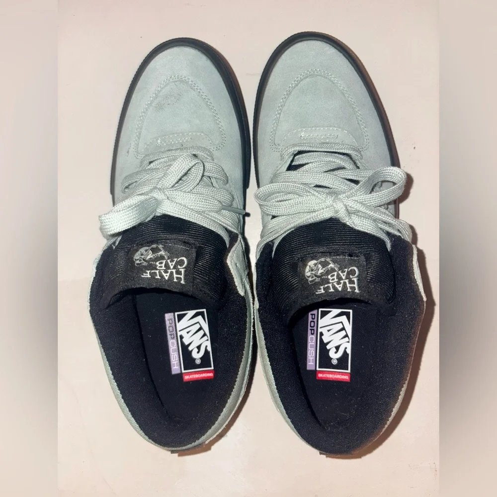 Vans Half Cab Skate Shoes in Gray/Olive Men’s 11 - Picture 2 of 9